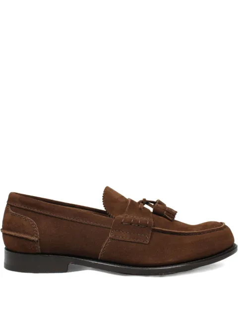Church's tassel-embellishment leather loafers Brown EDB0288FG000019VEF0ADV