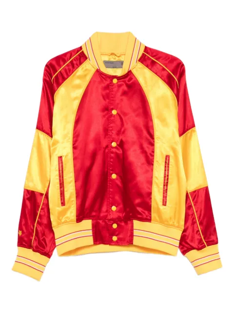 Kiko Kostadinov x Fox Lab contrast bomber jacket Red 39626A09