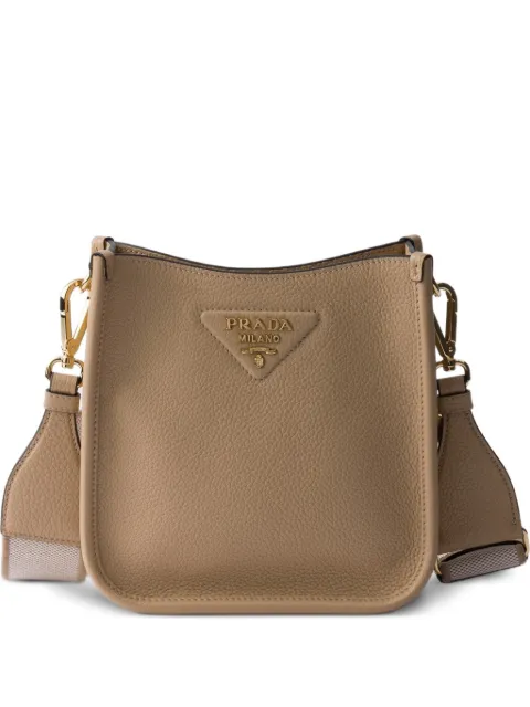 Prada mini leather shoulder bag Neutrals 1BH191V7NO2DKV
