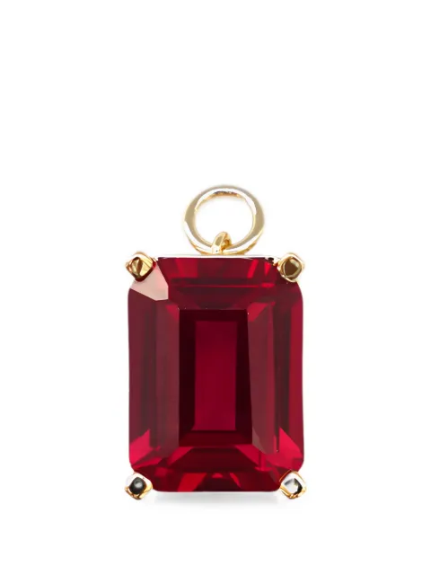 Izabel Display embelished-stone pendant earrings Gold CCMP