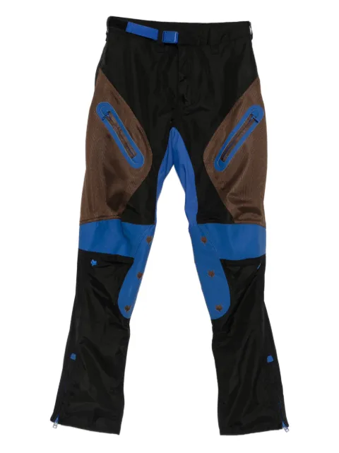 Kiko Kostadinov x Fox Lab zip fox motif trousers Black 39628138