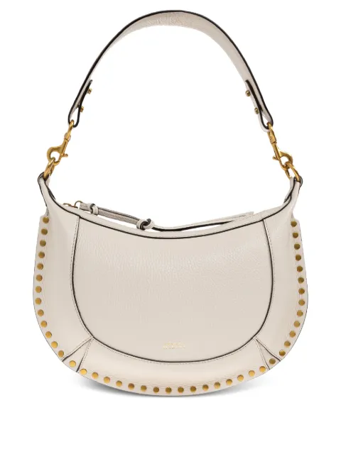 ISABEL MARANT Naoko studded leather shoulder bag Neutrals PP0001FAD1C04M