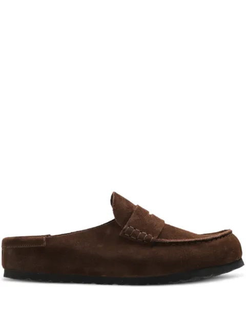 Birkenstock Naples suede slip-on mules Brown 1031605