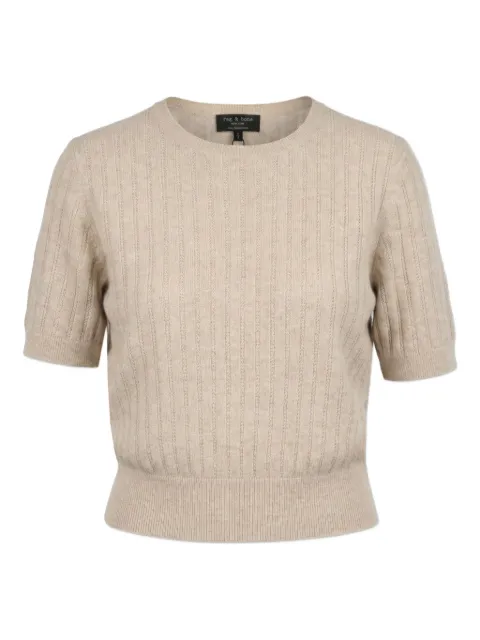 rag & bone cashmere T-shirt Neutrals RG7G25H6MCA