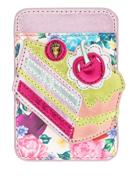 Kurt Geiger London floral appliqué sticker Pink CCCAKESTICKER