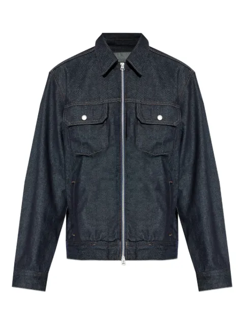 rag & bone zip-up pocket jacket Blue RX0725HORRR