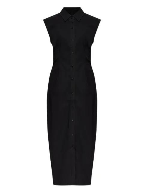 rag & bone buttoned shirt-style midi dress Black RJ7725H3FBL