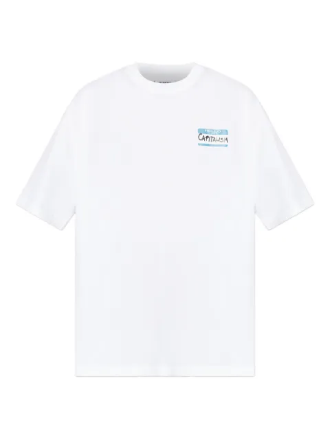 VETEMENTS My Name Is T-shirt White ME76TR227W1200
