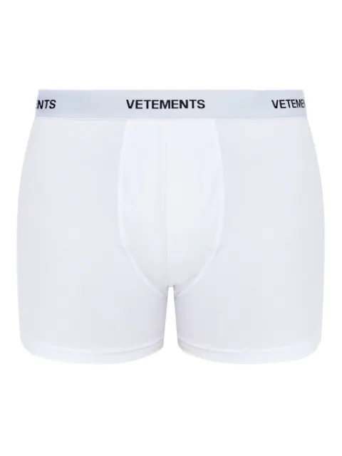 VETEMENTS logo waistband briefs White ME76UN272W1051