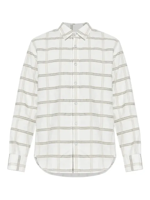 rag & bone plaid-pattern button-fastening shirt Neutrals RV1I25HSMCO