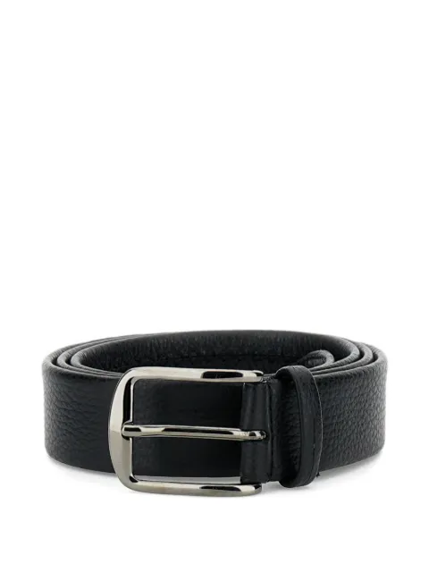 ALBERTO LUTI square-buckle belt Black 02235NERO