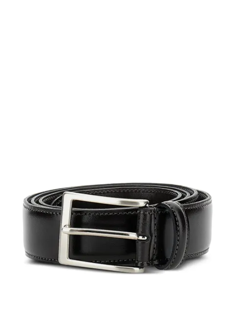 ALBERTO LUTI square-buckle belt Black 0535MORO