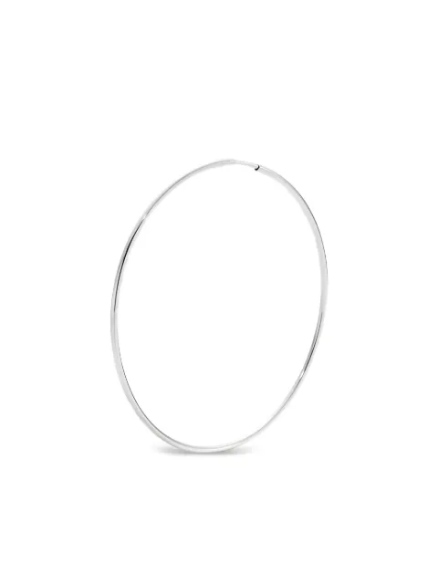 Maria Black 14K recycled white gold Gossamer hoop earring Silver 150228W50