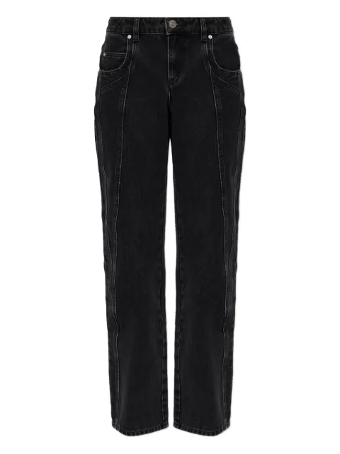 MARANT ÉTOILE Jaylis seam trousers Black PA0671FAD1H02E