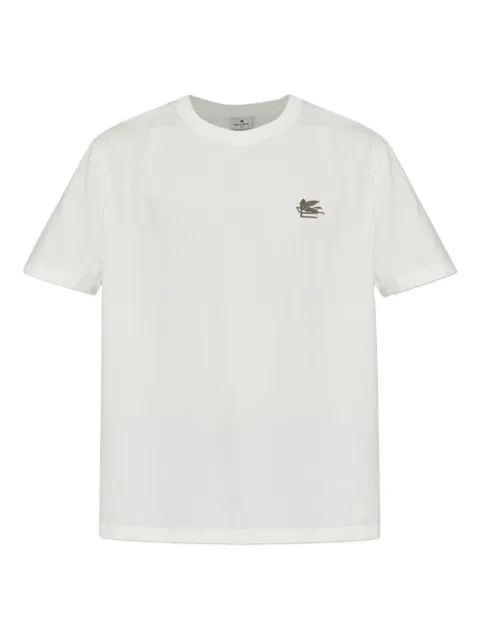 ETRO Pegasus-embroidered T-shirt White MRMA0002AV900