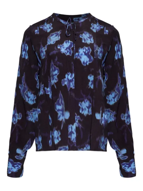 rag & bone floral-print blouse Black RA5P25HSMSW