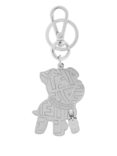 FENDI Ito dog pendant keyring Silver 7AP105AW21