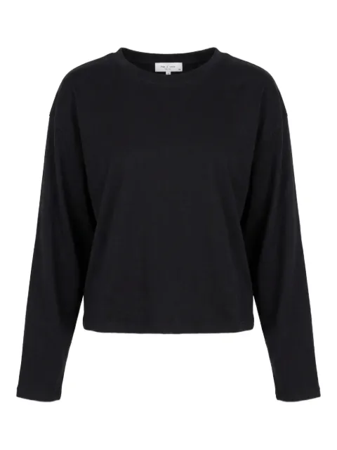 rag & bone long-sleeved T-shirt Black RE8J25HT3KW