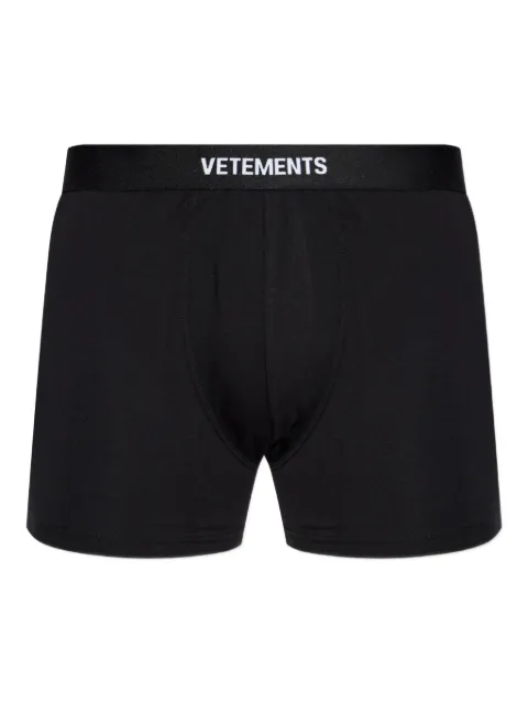 VETEMENTS logo-waistband boxers Black ME76UN273B