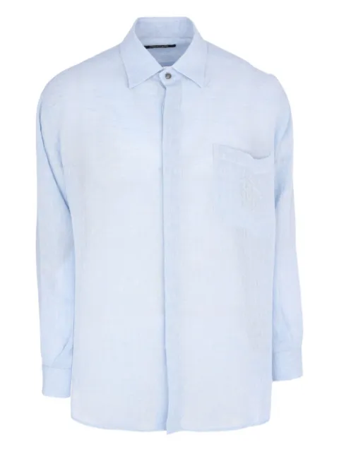 Roberto Cavalli pocket-detail shirt Blue WNT722LG007