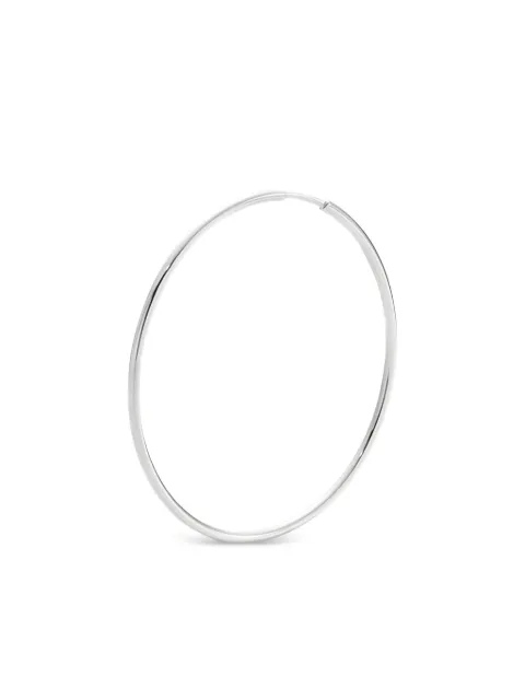 Maria Black 14K recycled white gold Gossamer hoop earring Silver 150228W35