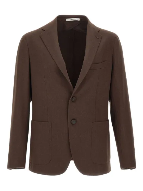 Tagliatore notched-lapel camel-wool blazer Brown 1SMC22KAI190015M5073