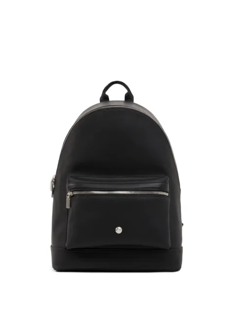 Lacoste logo-plaque zip-fastening backpack Black NH5277HW