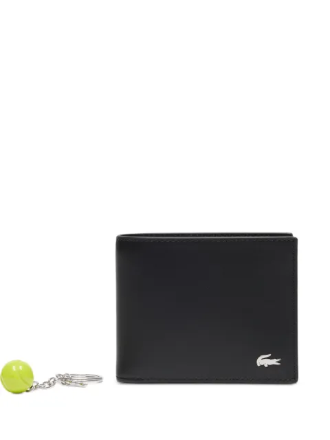 Lacoste logo leather wallet Black NH5084FG