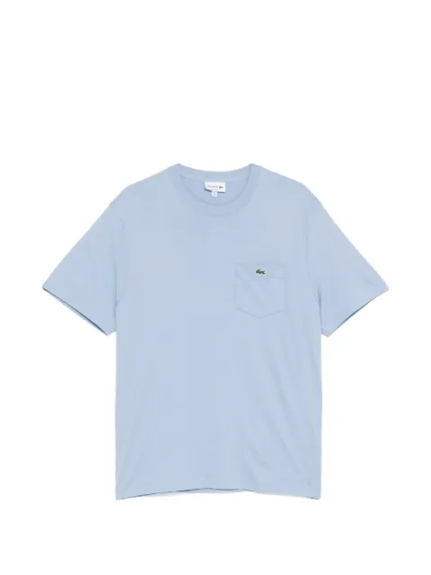 Lacoste logo-patched round neck T-shirt Blue TH2827