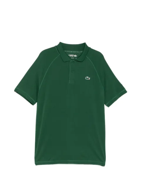 Lacoste logo-patched short sleeve polo shirt Green DH0159