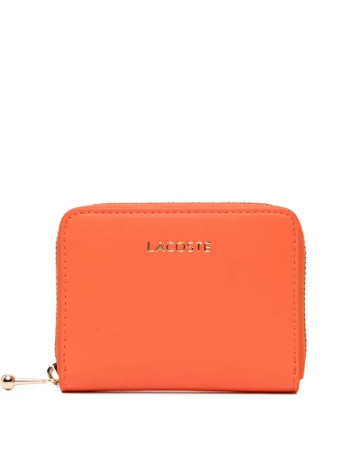 Lacoste logo-print wallet Orange NF5178AU