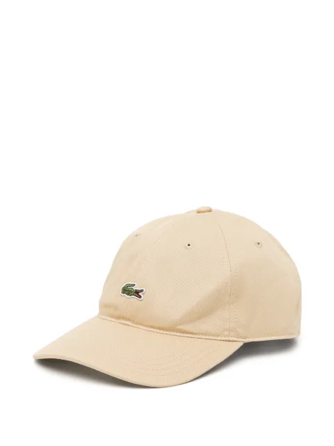Lacoste logo-patched cap Neutrals RK0491