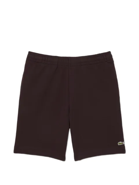 Lacoste logo embroidery shorts Brown GH9860