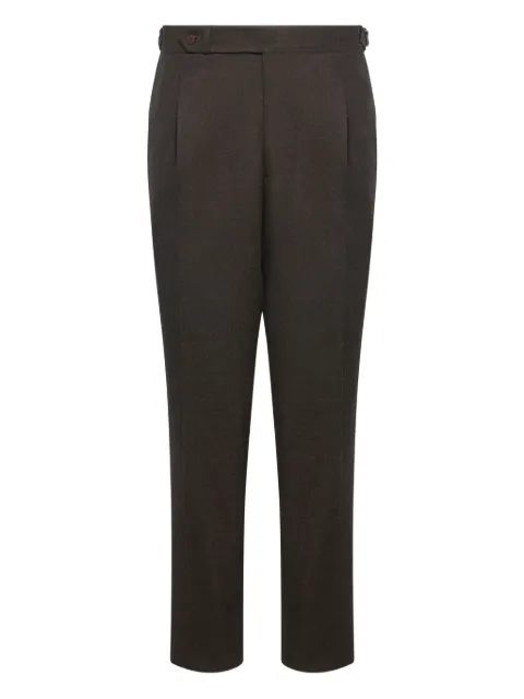 FRANZESE COLLECTION pleat trousers Brown FRW25454MARRONE