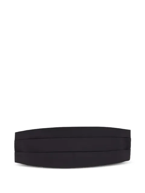 TOM FORD pleated cummerbund belt Black WB0014FAX1578