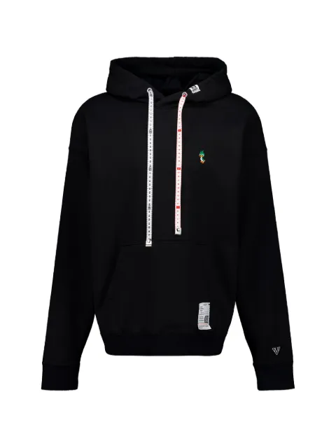 Maison MIHARA YASUHIRO Leon embroidered hoodie Black J16HD791