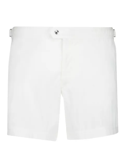 TOM FORD buckle-detail swim shorts White BSS001FMN067