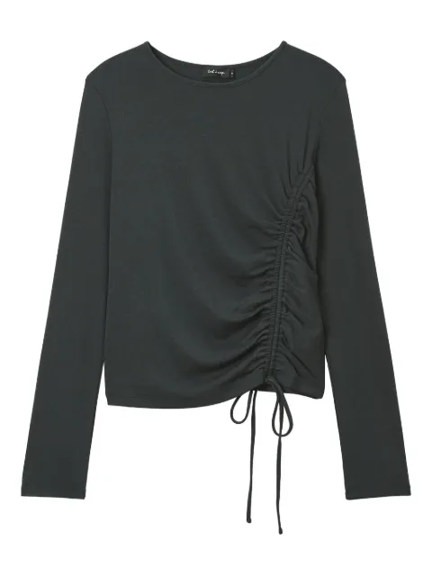 tout a coup tie detail gathered top Grey M624AW5