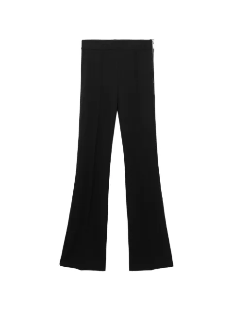 Helmut Lang zip-detail flared trousers Black P09HW202001