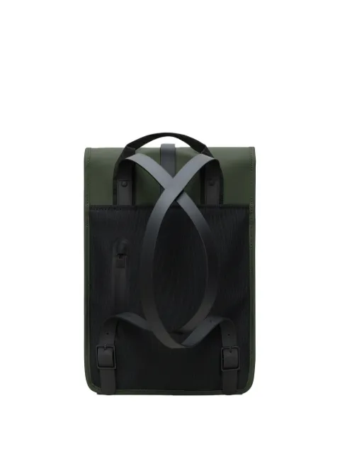 Rains flap strap backpack Green 13020