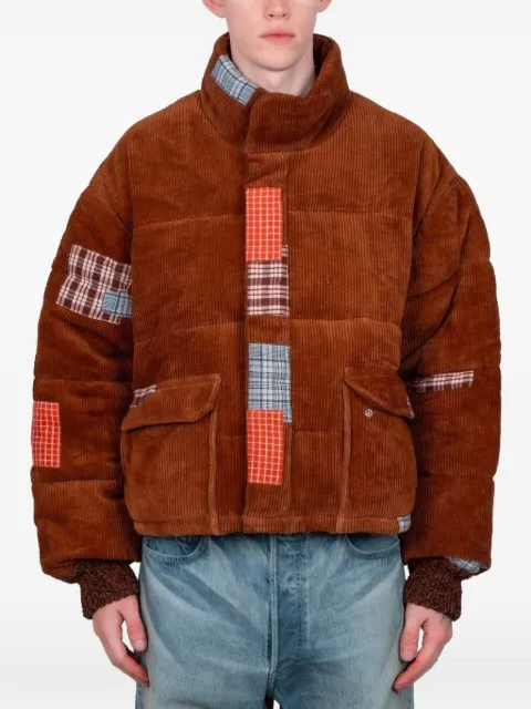STORY mfg. Yanam patchwork corduroy jacket Brown SAW25JAYNJCORBSW