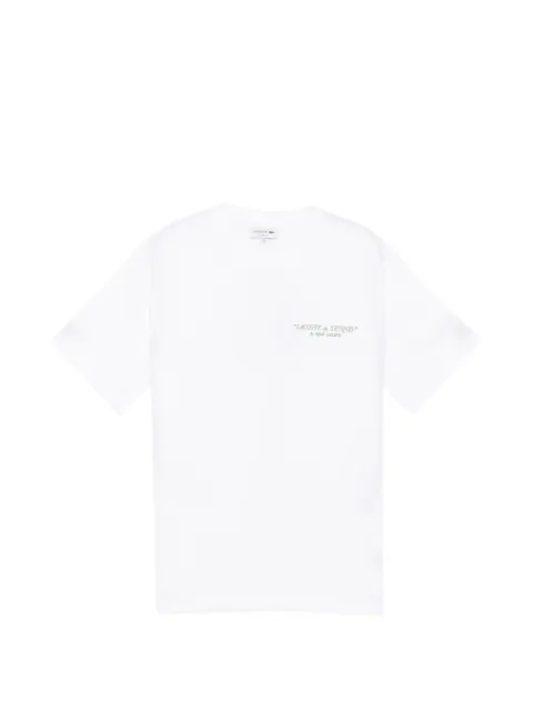 Lacoste logo-embroidered T-shirt White TH1425