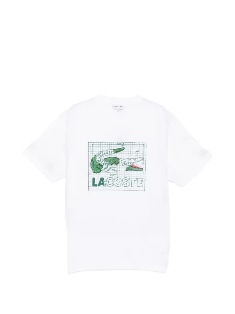 Lacoste logo-print T-shirt White TH1446