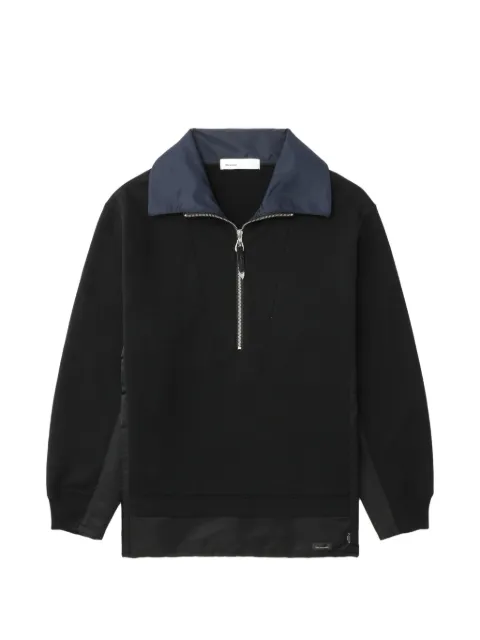 Toga half-zip sweatshirt Black TC252JL518
