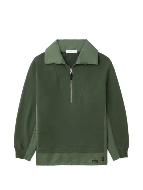 Toga half-zip panelled sweatshirt Green TC252JL518