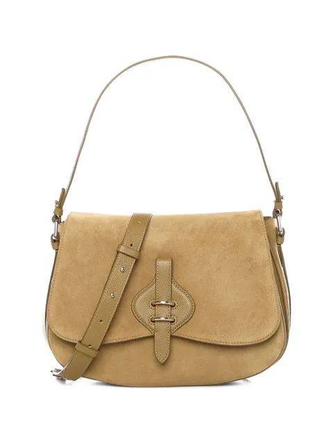 Coccinelle large Mavery strap leather shoulder bag Neutrals E1U7H120101