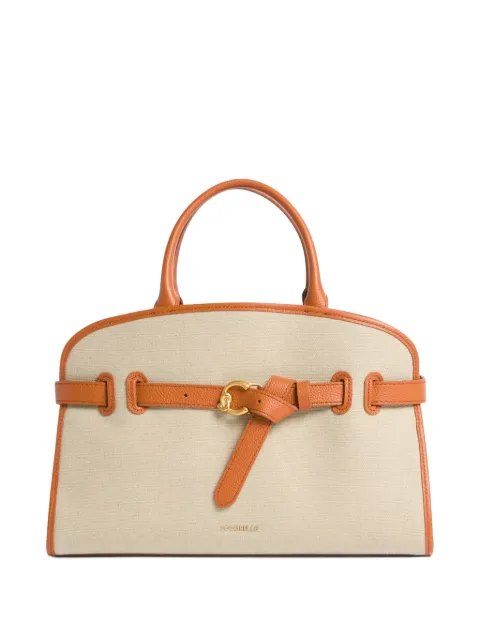 Coccinelle leather-trim tote bag Neutrals E1ULE180401