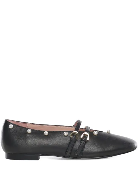 Coccinelle Risako pearl strap ballet flats Black E4U6J190101