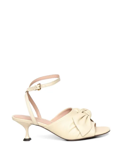 Coccinelle knotted leather sandals Neutrals E4U1C180101
