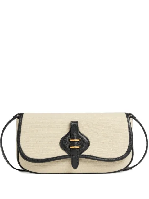 Coccinelle small Mavery buckled clutch bag Neutrals E5U7G550101
